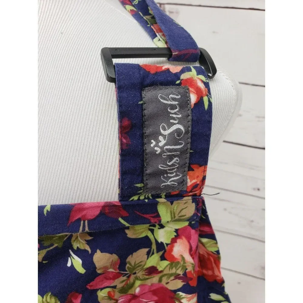 Kids N such breastfeeding cover floral blue with‎ burp cloth nursing